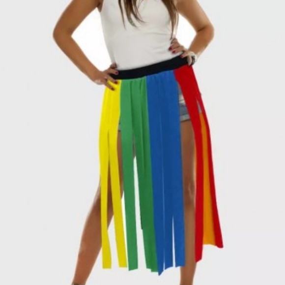 Ankyo Pride Fringe Skirt Belt - Picture 1 of 4